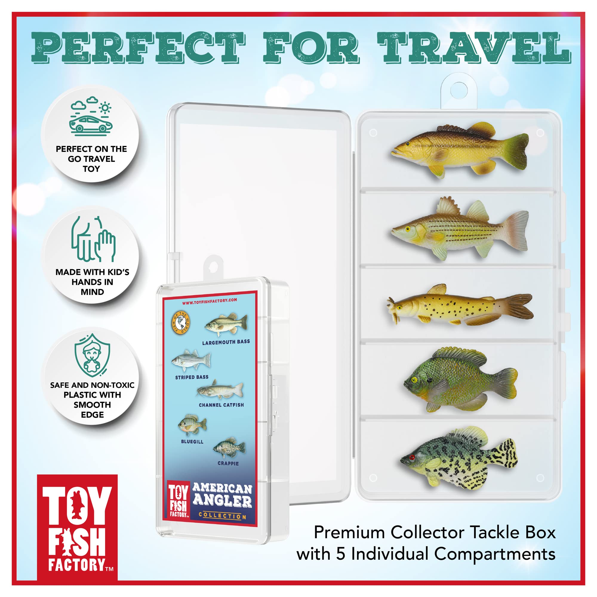 Bluegill figurine from Toy Fish Factory for storytelling play