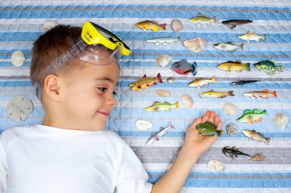 Crappie figurine from Toy Fish Factory, compact and child-safe