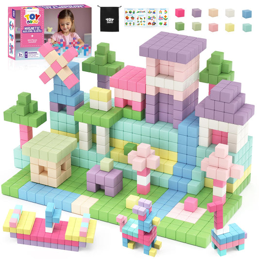 TOY Life 104-pcs magnetic blocks pack boosts creativity during building play