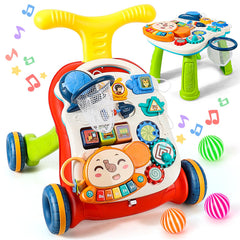 TOY Life 3 in 1 walker with activity panel for early exploration and play