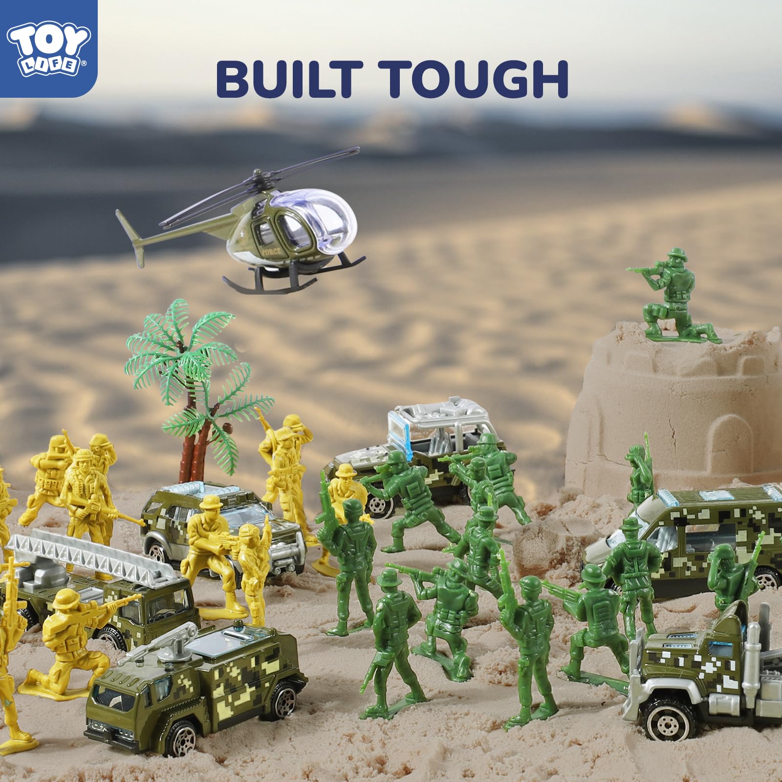 TOY Life army men packaging ready-to-gift set for kids.
