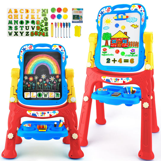 TOY Life Art Easel front view shows a compact, kid-friendly design ideal for desk-sized play spaces.