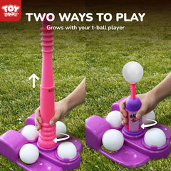 TOY Life automatic launcher in action for chest-high pitches.