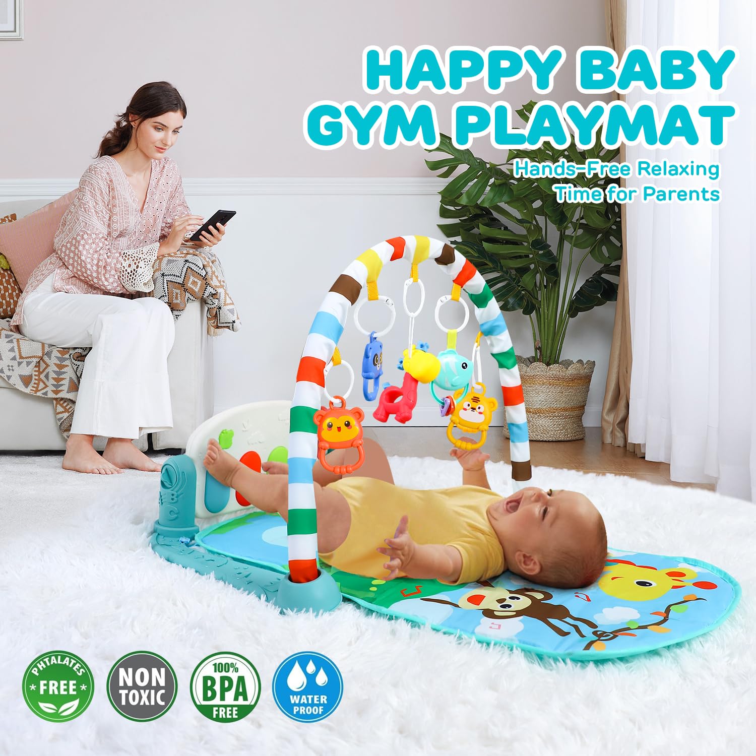 TOY Life play mat features a mirror surface to encourage self discovery