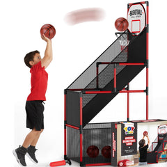 TOY Life basketball arcade hoop assembly for quick indoor play and practice.