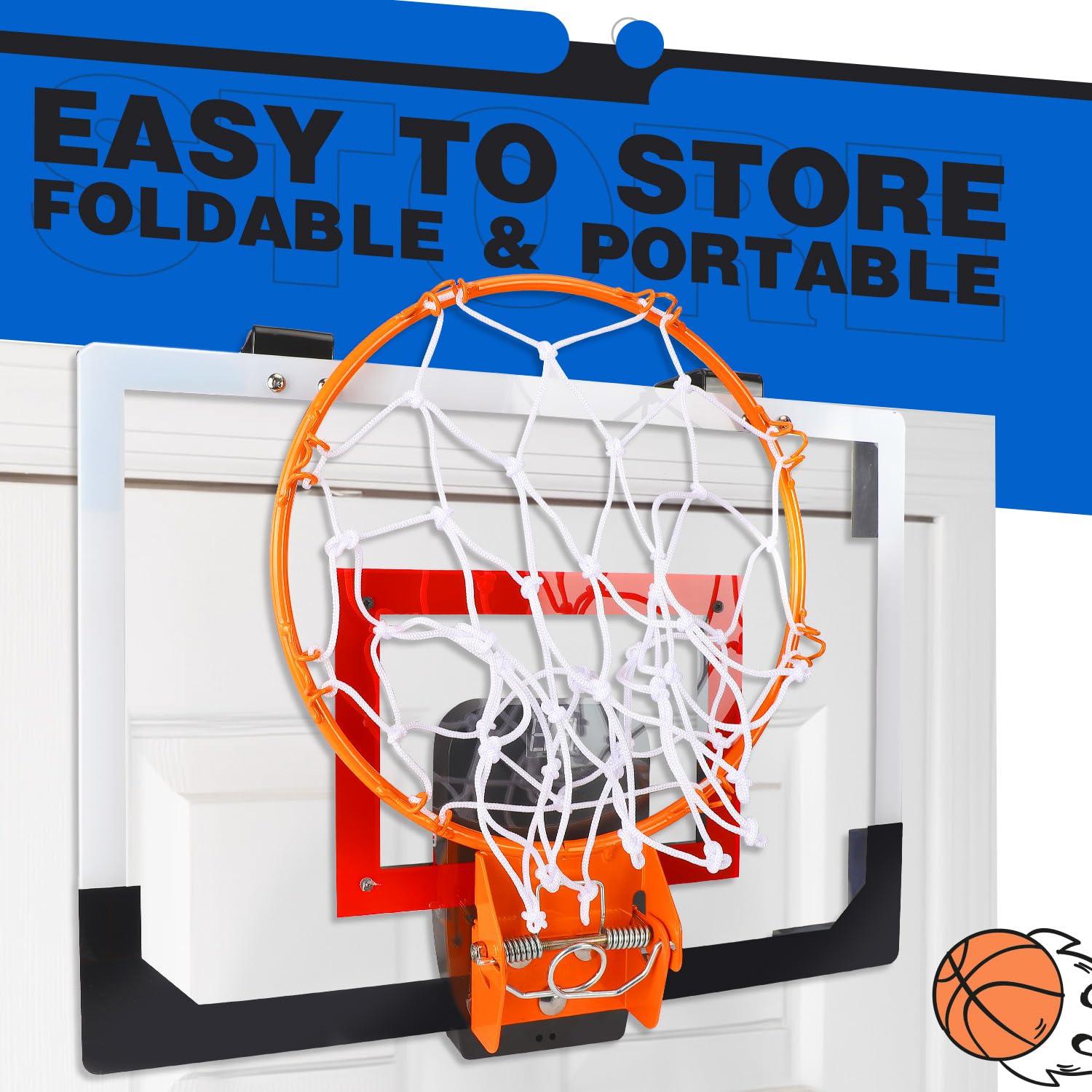 TOY Life hoop assembly shows fast, tool-free setup.