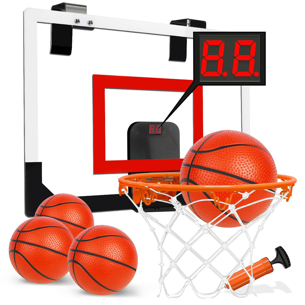 TOY Life basketball hoop door mount enables quick, easy setup for instant indoor play.