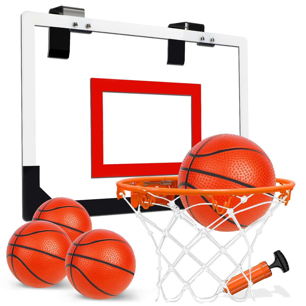 TOY Life basketball hoop over the door for safe indoor play