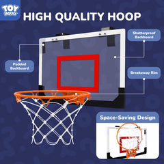 TOY Life hoop comes with a pump for quick inflation