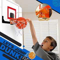 TOY Life basketball hoop scoreboard records scores during family practice.