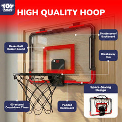 TOY Life breakaway rim design adds safe indoor play.