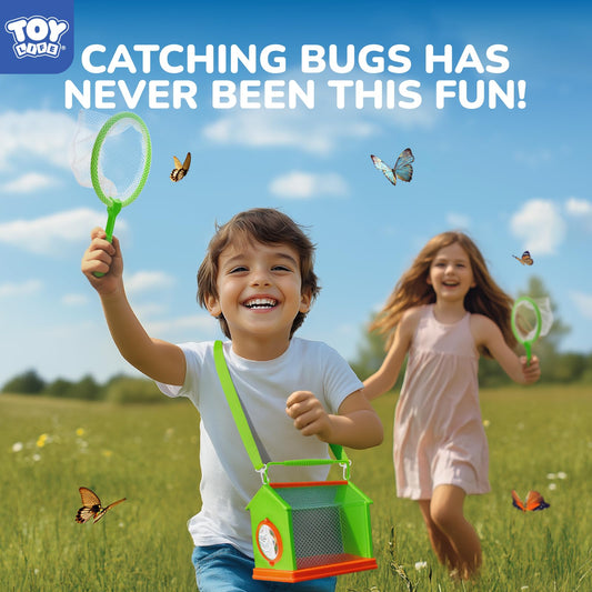 TOY Life bug catcher butterfly net ideal for catching bugs outdoors