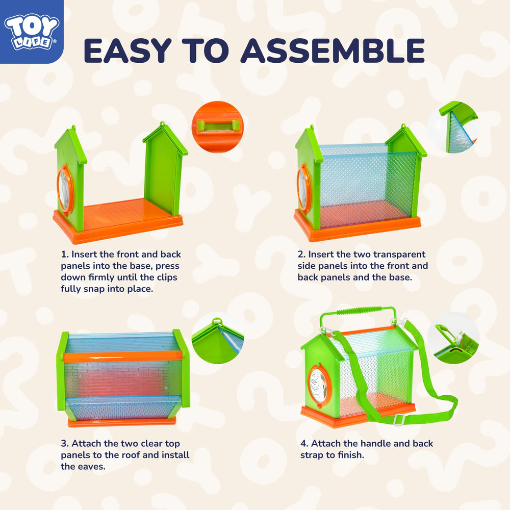 TOY Life bug house provides a cozy display for small critters during play
