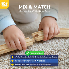 TOY Life compatibility with Thomas and Brio expands layout possibilities.