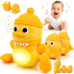 TOY Life Dancing Duck Toy moves with your baby, inviting joyful tummy time and crawling fun.