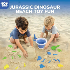 TOY Life dinosaur fossil molds for creative sand detail and storytelling.