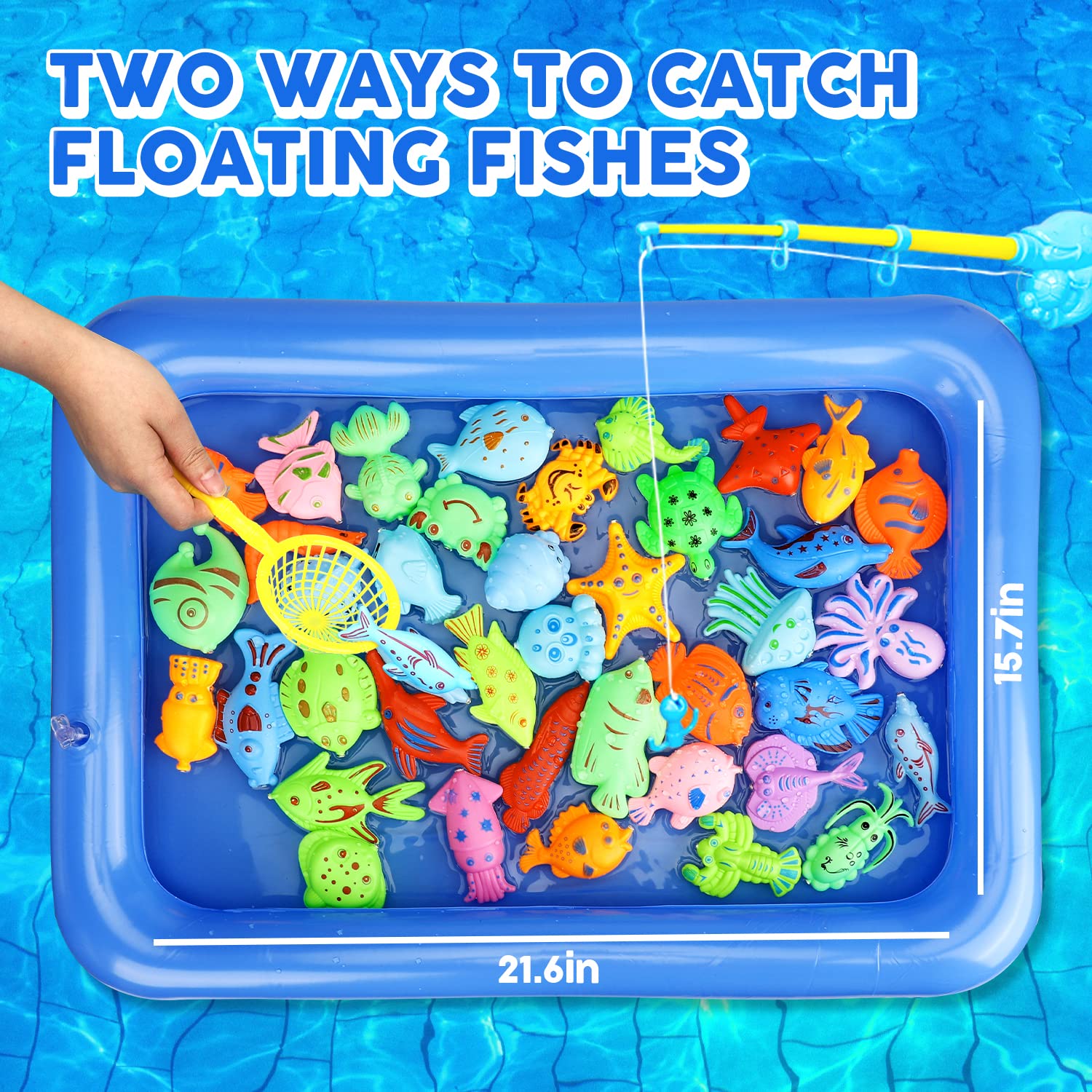 TOY Life durable fishing poles resist bending during play