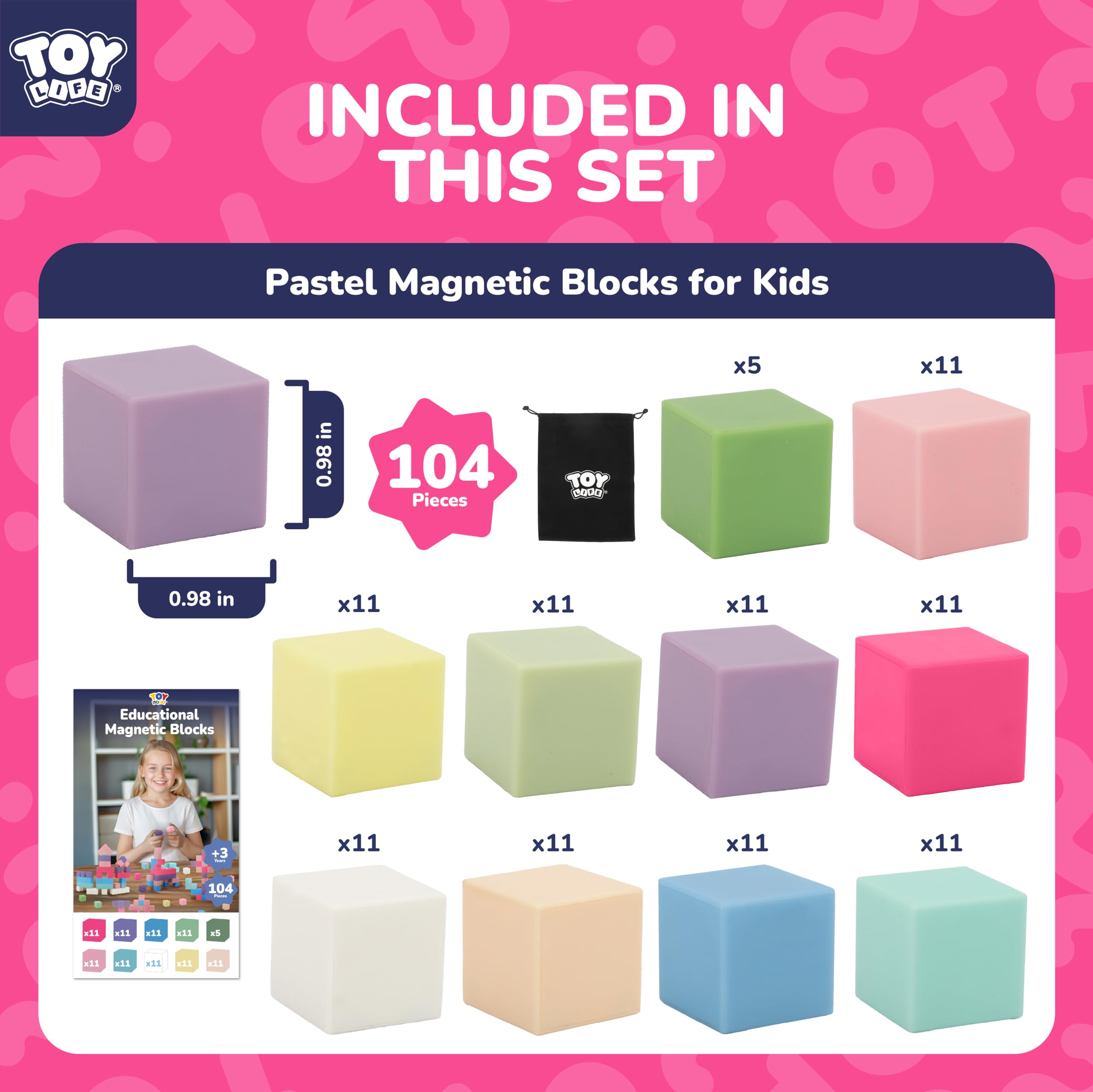 TOY Life educational magnetic blocks boost spatial reasoning through hands-on building