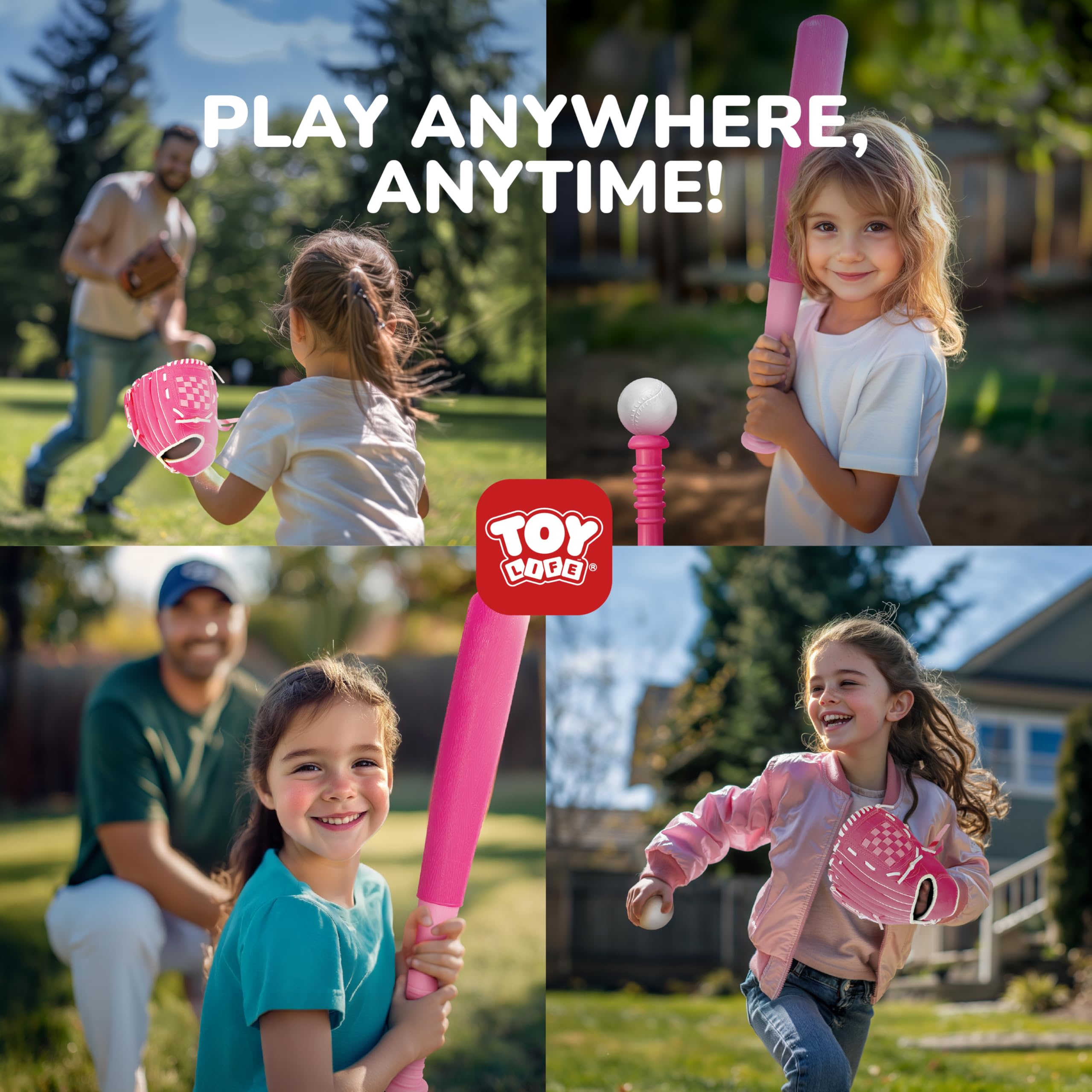TOY Life first baseball bat promotes safe confident swinging.