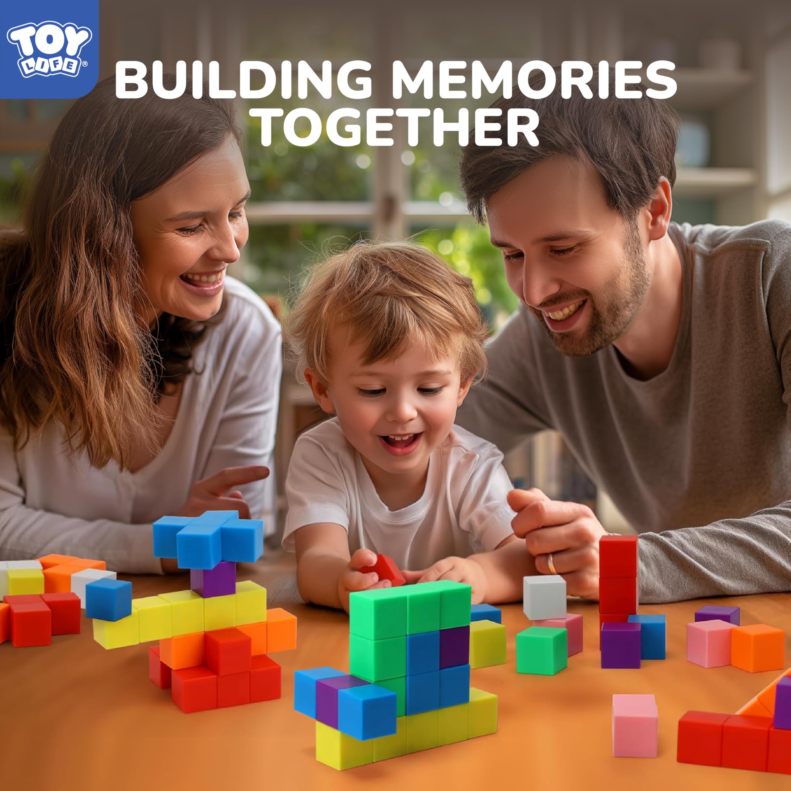 TOY Life ABS plastic magnets securely enclosed for safe play