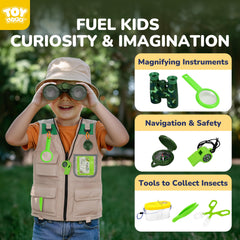 TOY Life Kids Explorer binoculars for distant nature viewing during adventures.