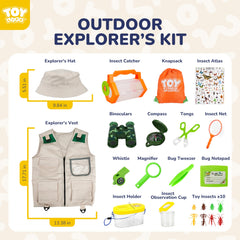 TOY Life Kids Explorer butterfly net for close insect observation.