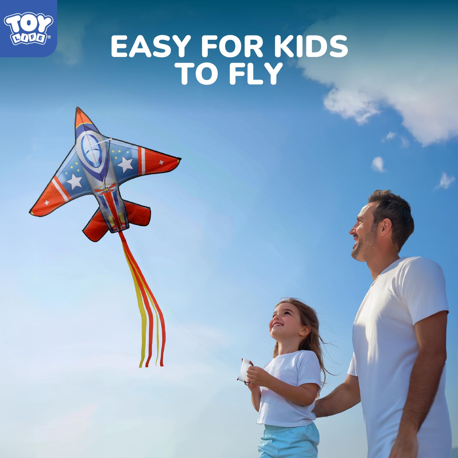 TOY Life durable ripstop kite withstands windy days and active play