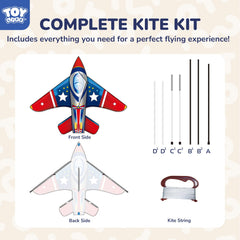 TOY Life ready-to-fly kit with string and handle for simple setup