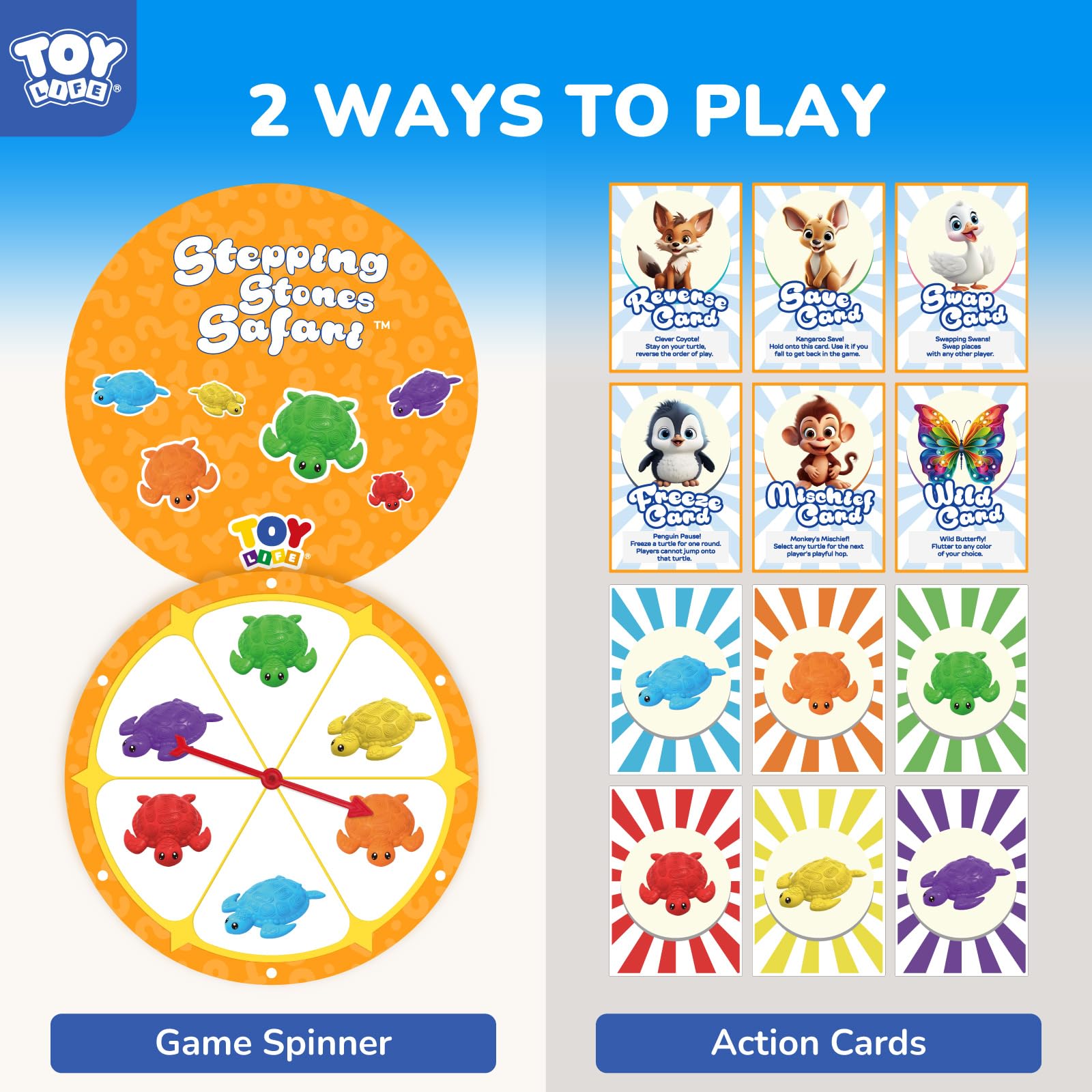 TOY Life lightweight stackable tiles for easy cleanup.