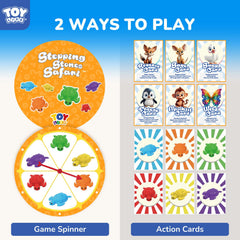 TOY Life lightweight stackable tiles for easy cleanup.