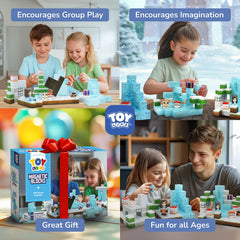 TOY Life magnetic blocks expandable-compatible let kids grow layouts