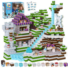 TOY Life magnetic blocks forest castle build showcases imaginative play and spatial exploration