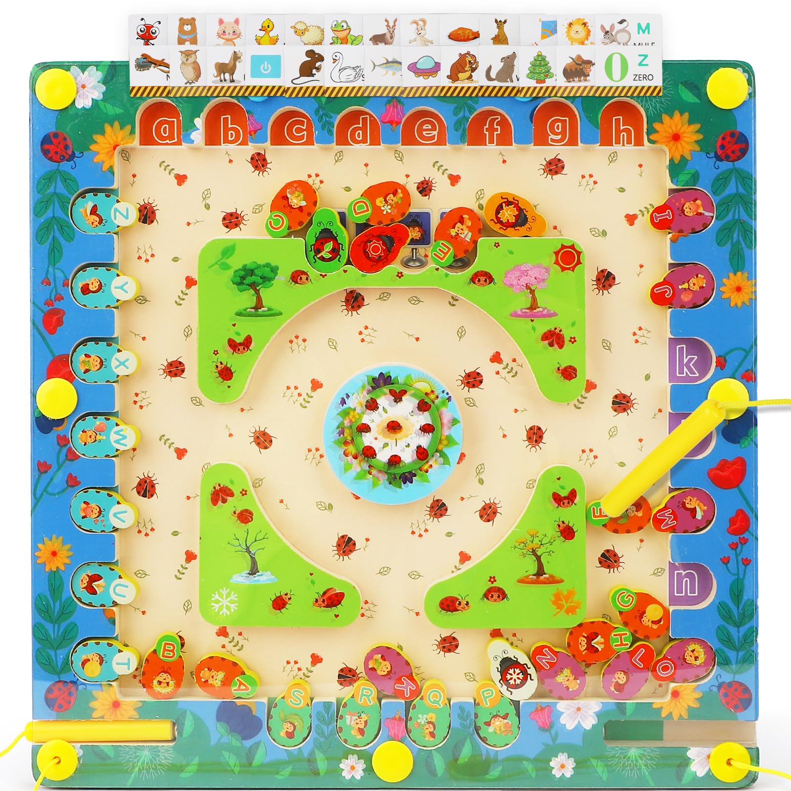 TOY Life magnetic color and number maze cover, inviting early learning through visuals.