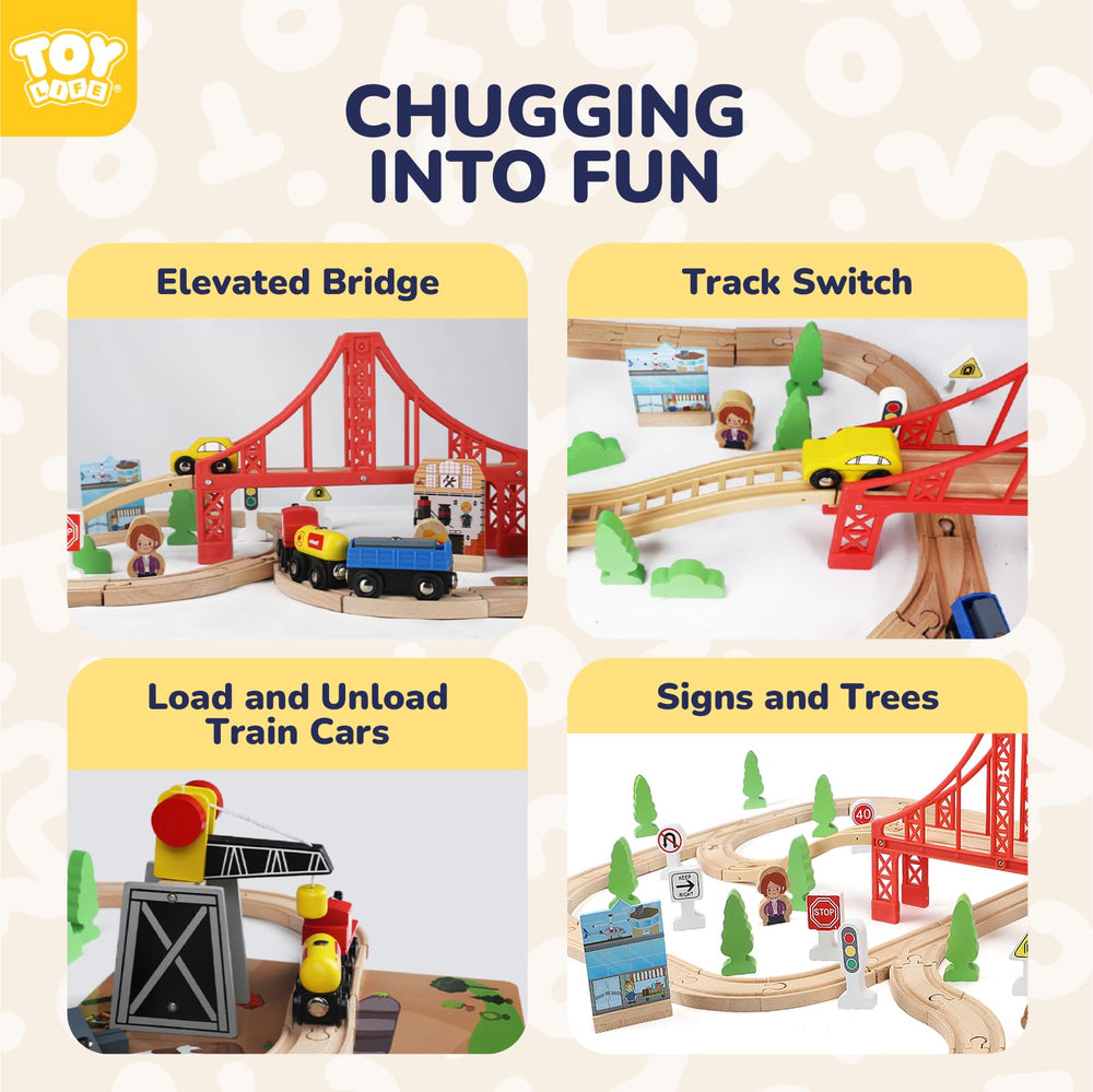 TOY Life magnetic crane attachment in action lifting cargo.