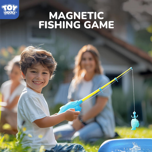 TOY Life magnetic fish toys set with bright colors for early learning.