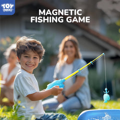 TOY Life magnetic fish toys set with bright colors for early learning.