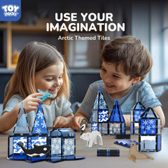 TOY Life magnetic tiles for kids 4-8 support constructive, age-appropriate play.