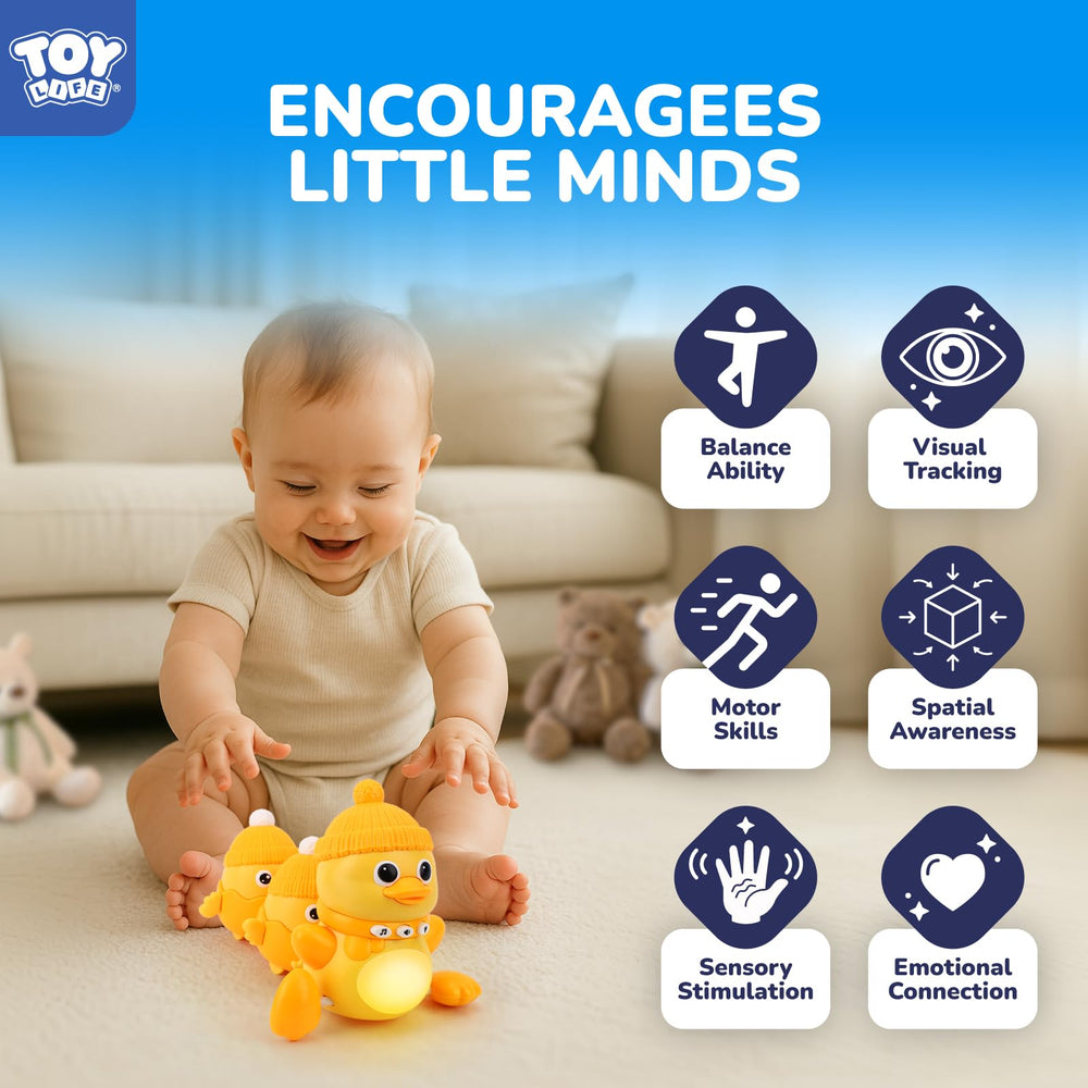 TOY Life Mama and Baby Ducks attract little explorers with magnetic links for collaborative play.