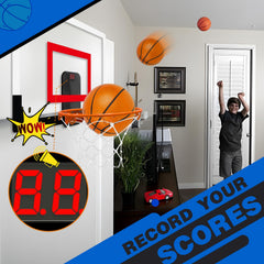 TOY Life mini basketballs pack included for safe indoor play.