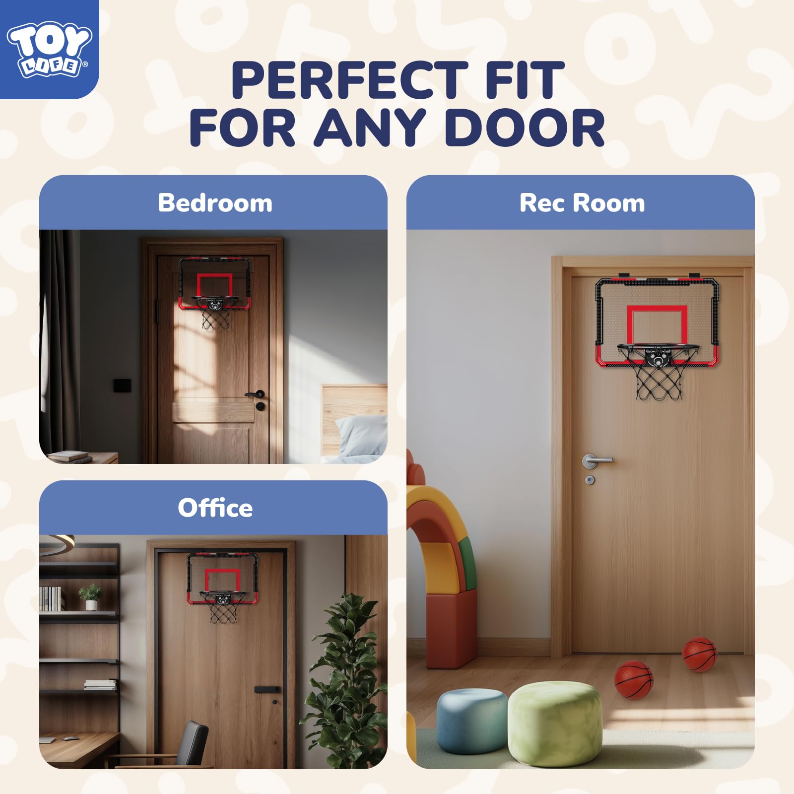 TOY Life pump included for easy inflation of indoor balls