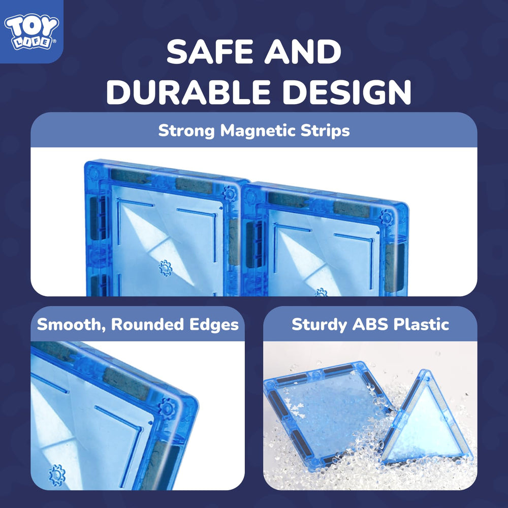 TOY Life safe, durable magnets with rounded edges ensure secure play.