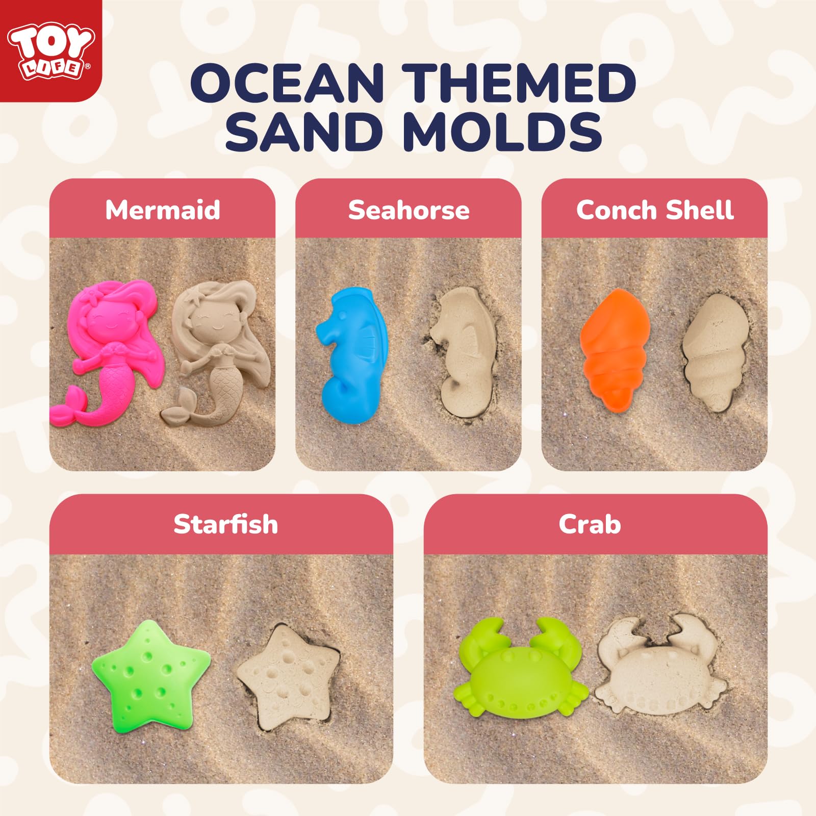 TOY Life sand activity kit promotes cooperative play and fine motor skills