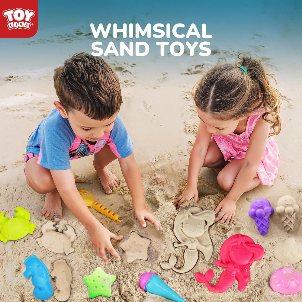 TOY Life sand molds castle kit for creative seaside structures