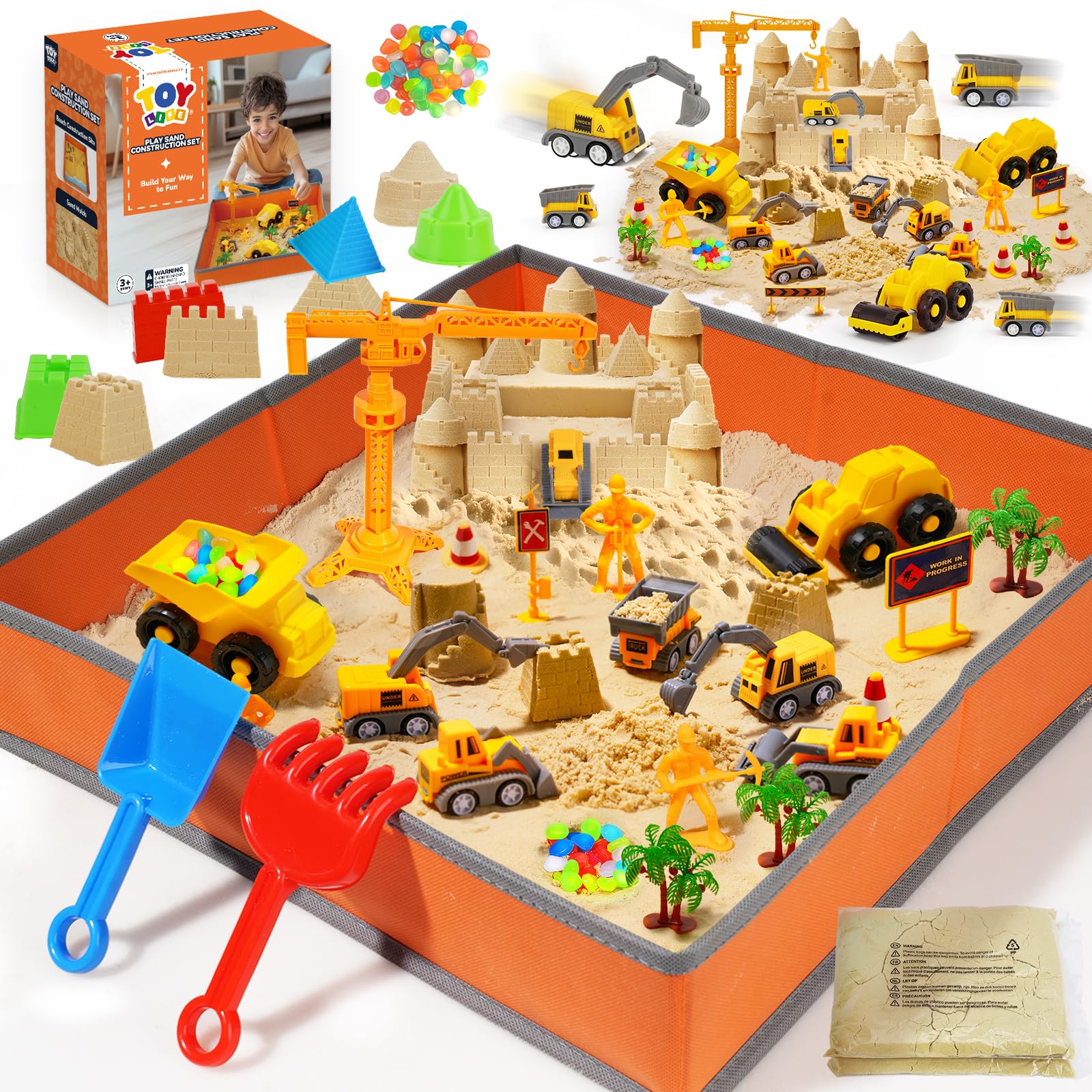 TOY Life sensory-bin setup for organized indoor and outdoor play.
