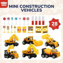 TOY Life small construction vehicles sandbox set supports outdoor fun and hands-on learning
