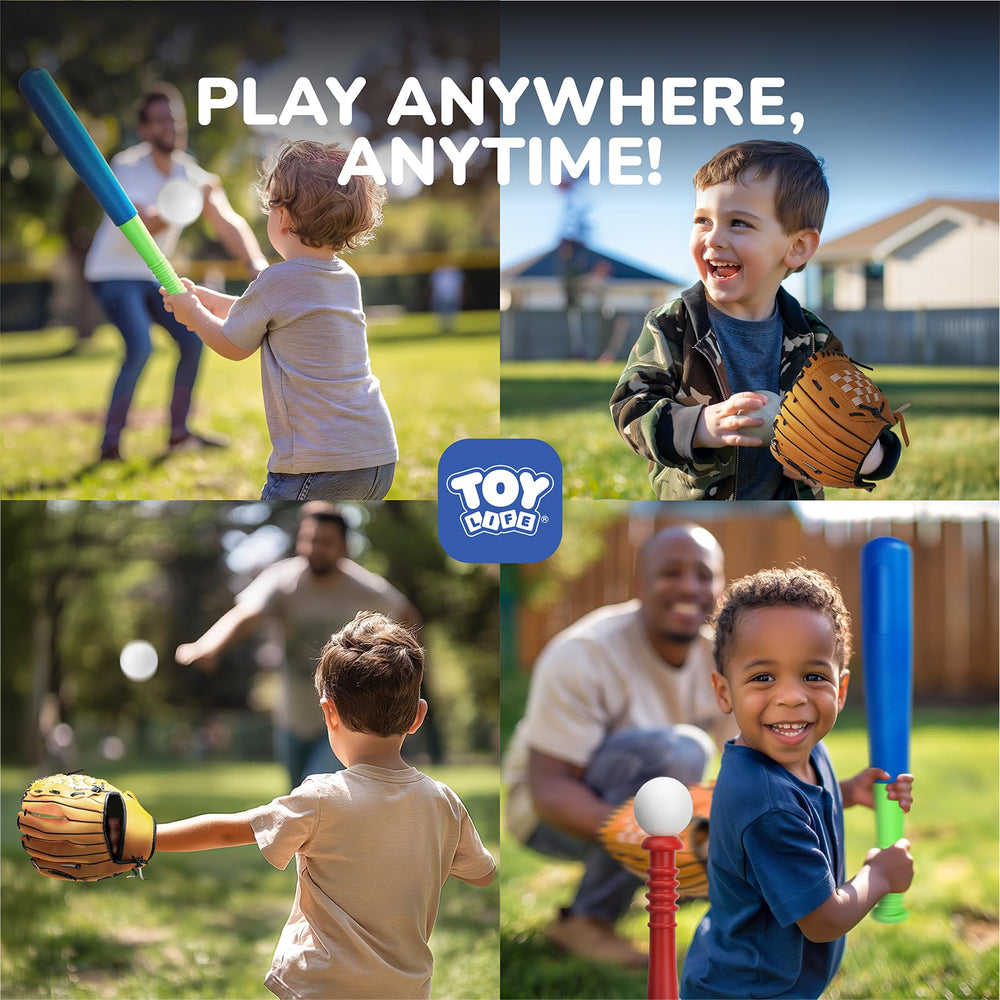TOY Life Tball Set outdoor play kit supports kid-friendly sports at home.