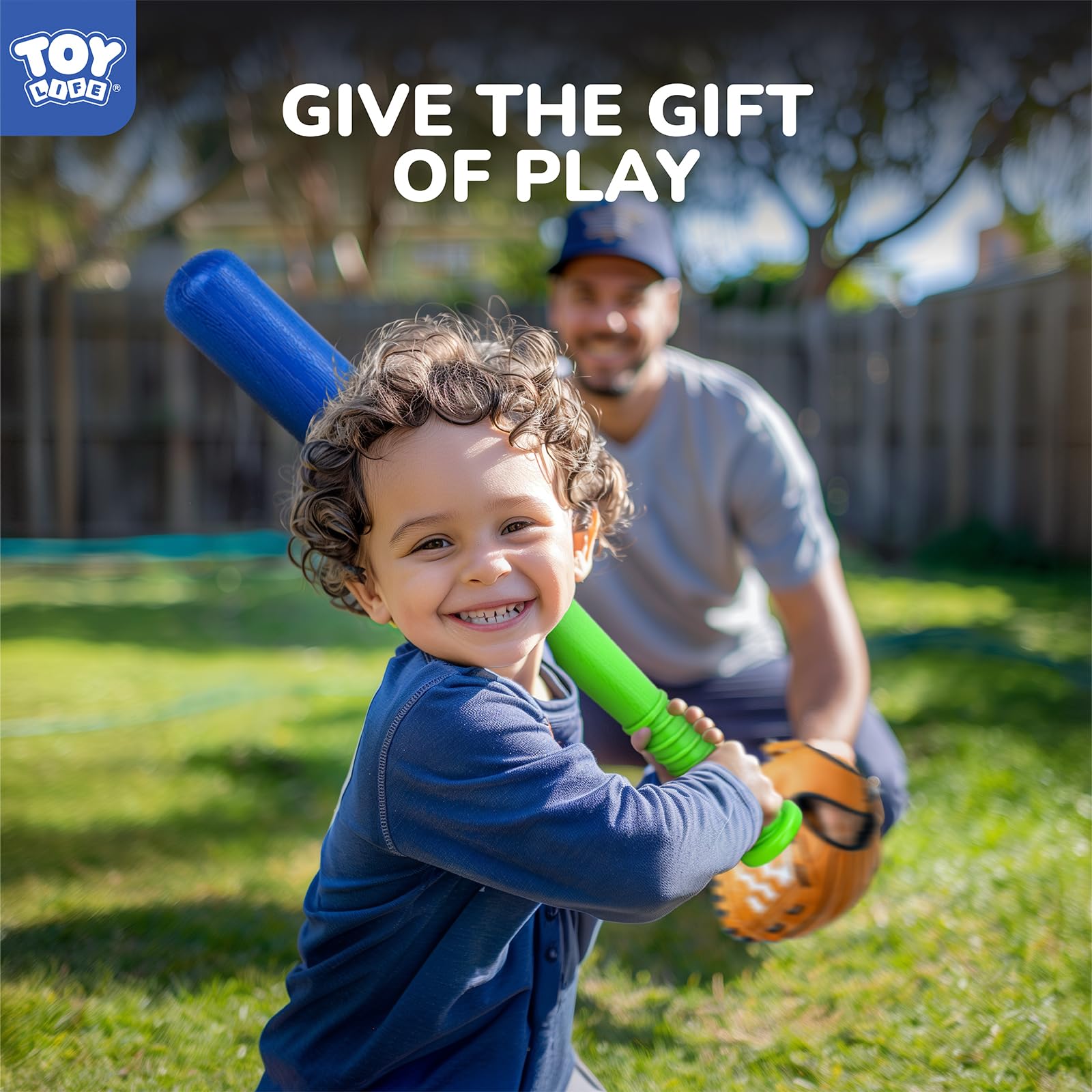 TOY Life Tball Set stand ensures a stable tee setup every time.