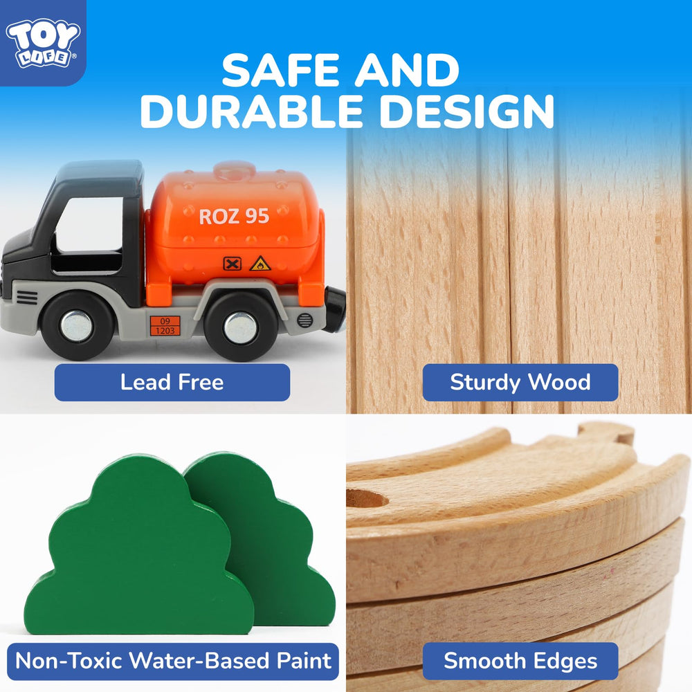 Bright, non-toxic materials support safe, colorful play experiences.