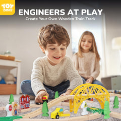 TOY Life tracks compatible with Brio and Thomas brands for stable setups