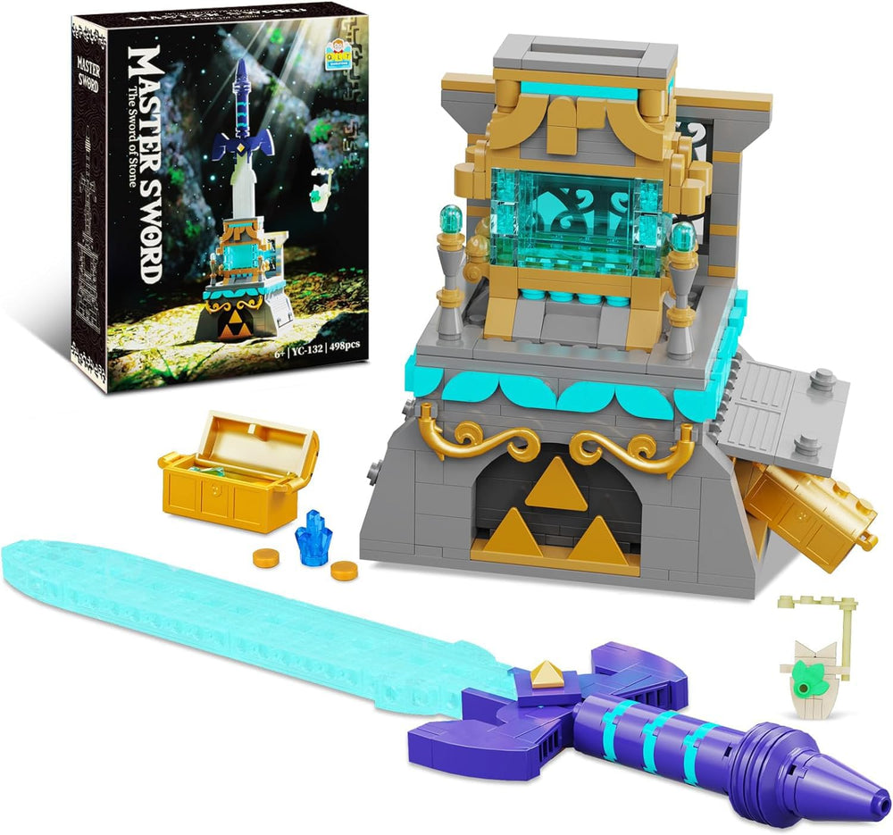 TOY PLAYER BOTW Master Sword glowing blade for immersive display.